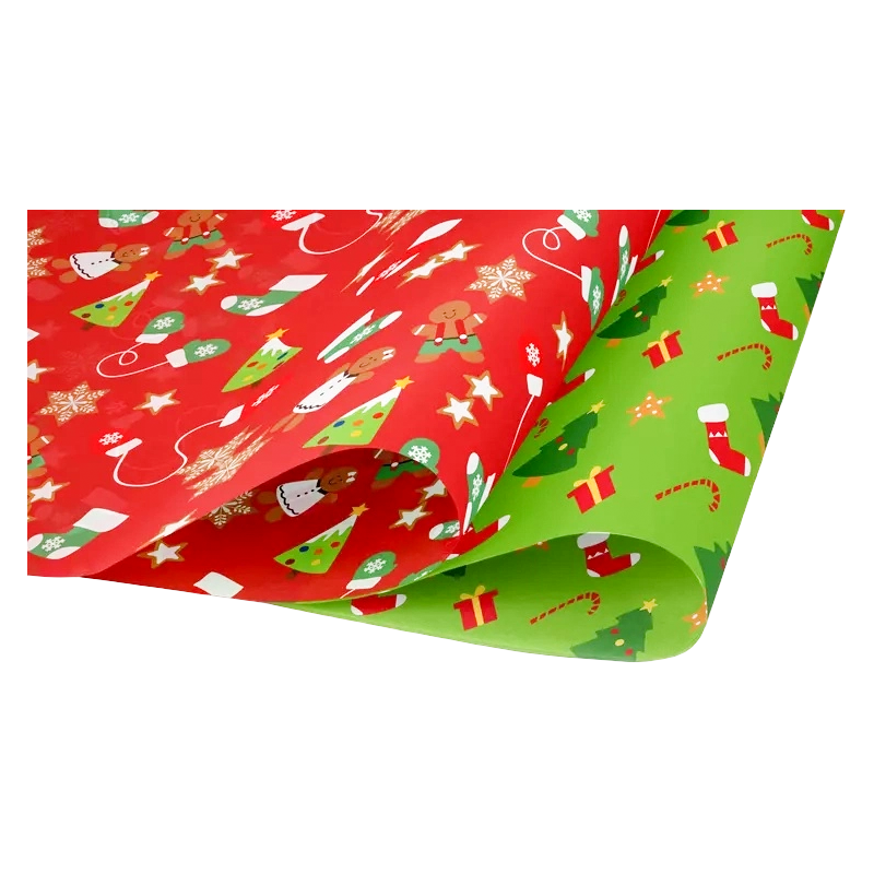 Individuelles Weihnachts-Geschenkpapier aus Seidenpapier