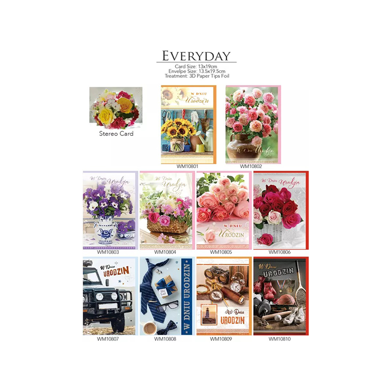 Geschenk-Grußkarte mit Blumenmuster im klassischen Stil