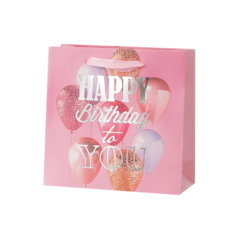 Geburtstagsgeschenktüten aus Kraftpapier mit Griffen, Partygeschenke