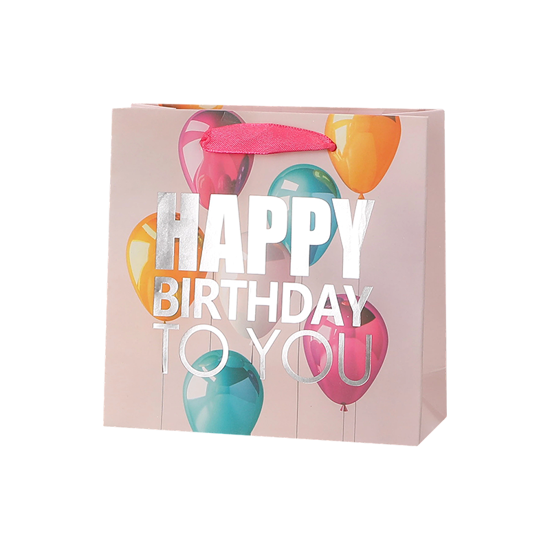 Geburtstagsgeschenktüten aus Kraftpapier mit Griffen, Partygeschenke