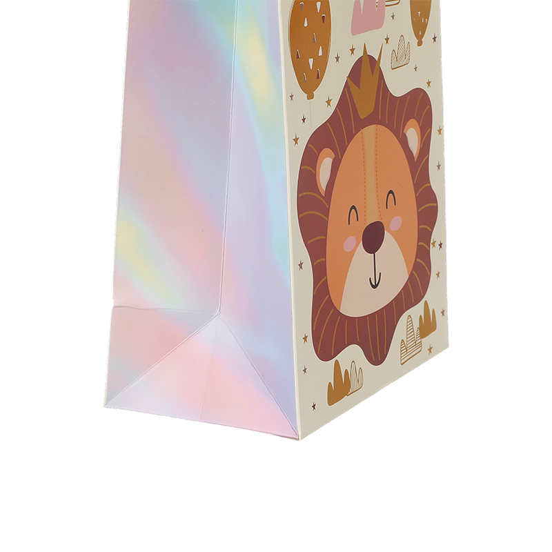 Geburtstagsgeschenktüten aus Kraftpapier mit Griffen, Partygeschenke