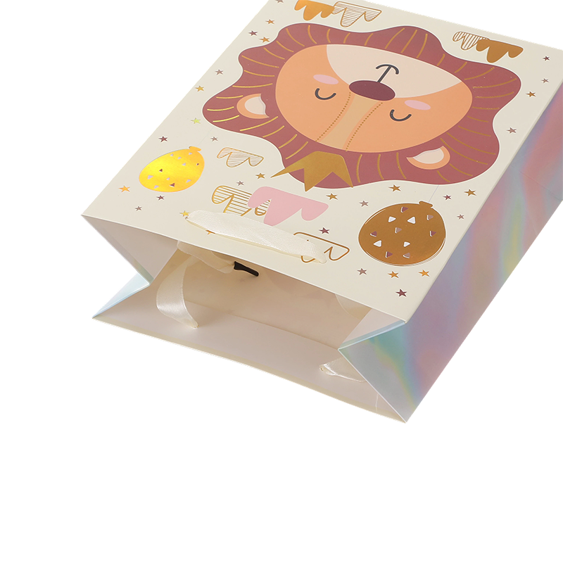 Geburtstagsgeschenktüten aus Kraftpapier mit Griffen, Partygeschenke